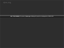 Tablet Screenshot of dym.org